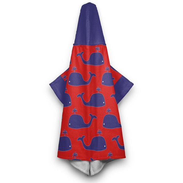 Whale Hooded Towel - Hanging