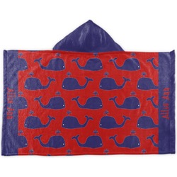 Whale Kids Hooded Towel (Personalized)