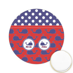 Whale Printed Cookie Topper - 2.15" (Personalized)