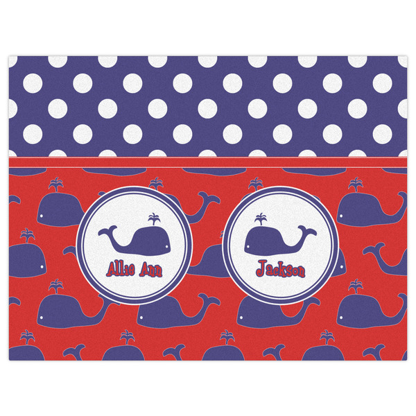 Whale Indoor / Outdoor Rug - 6'x8' - Front Flat