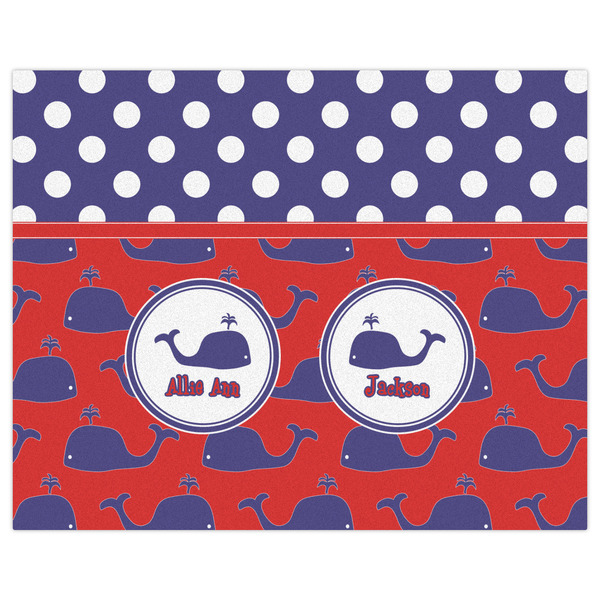 Whale Indoor / Outdoor Rug - 8'x10' - Front Flat