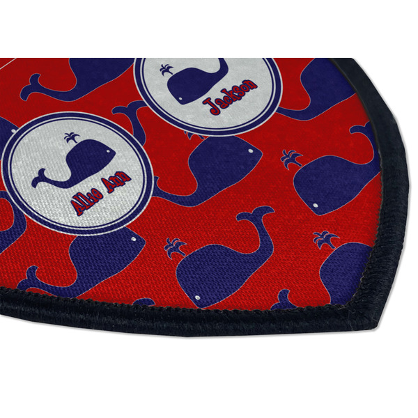 Whale Iron on Shield 3 Detail