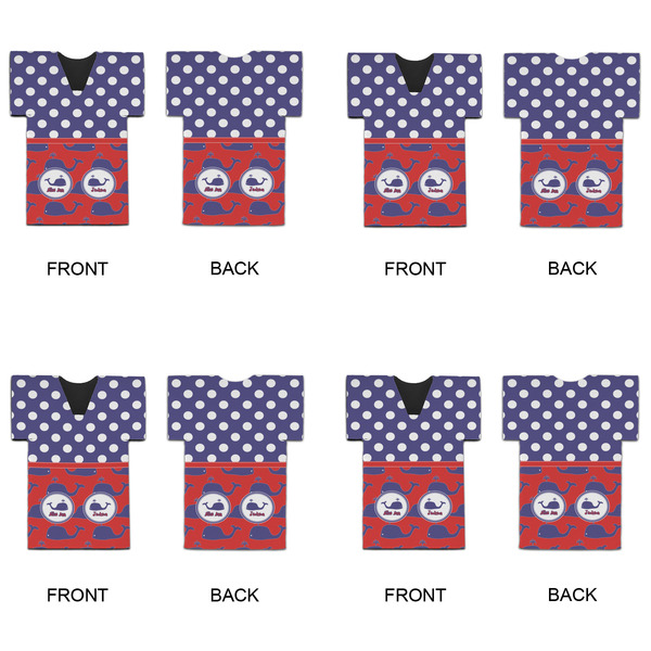 Whale Jersey Bottle Cooler - Set of 4 - APPROVAL