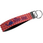 Whale Webbing Keychain Fob - Large (Personalized)