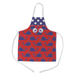 Whale Kid's Apron - Medium (Personalized)