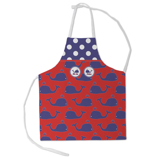 Custom Whale Kid's Apron - Small (Personalized)