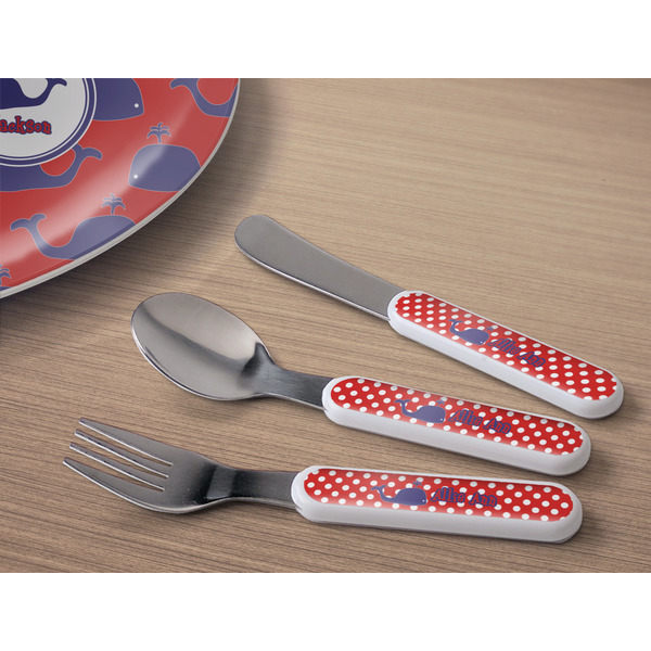 Whale Kids Flatware w/ Plate