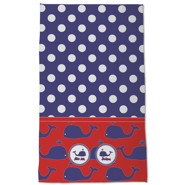 Whale Kitchen Towel - Poly Cotton - Full Front