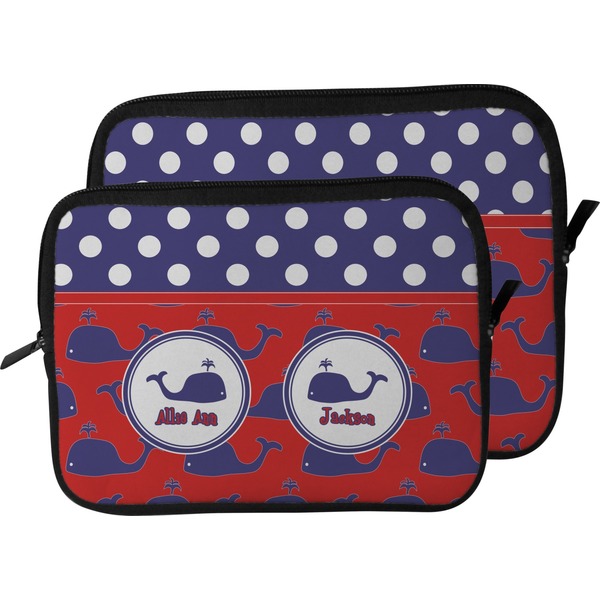 Whale Laptop Sleeve (Size Comparison)