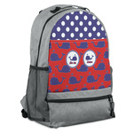 Whale Backpack - Grey (Personalized)