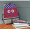 Whale Large Backpack - Gray - On Desk