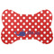 Whale Bone Shaped Dog Food Mat (Personalized)