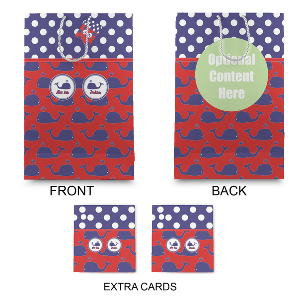 Whale Large Gift Bag - Approval
