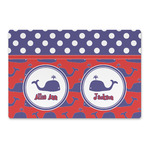 Whale Large Rectangle Car Magnet (Personalized)