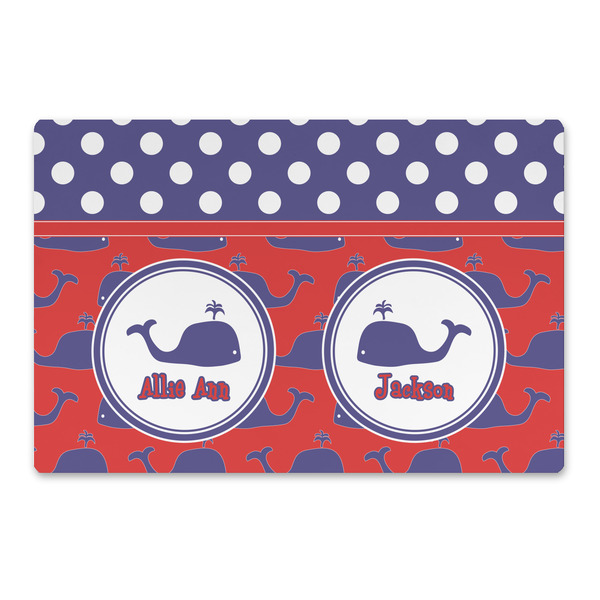 Custom Whale Large Rectangle Car Magnet (Personalized)