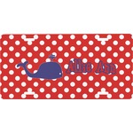 Whale Front License Plate (Personalized)