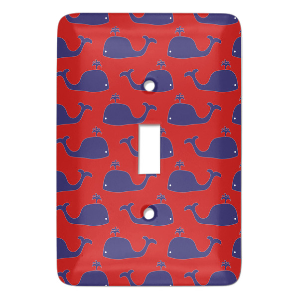 Custom Whale Light Switch Cover