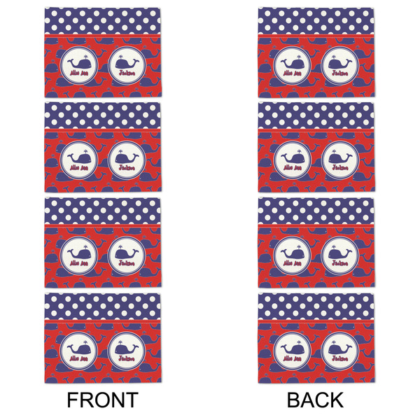 Whale Linen Placemat - APPROVAL Set of 4 (double sided)