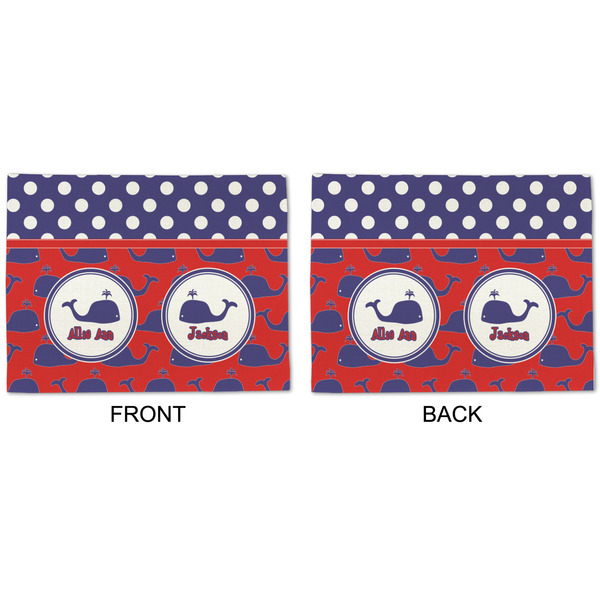 Whale Linen Placemat - APPROVAL (double sided)