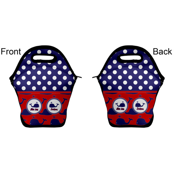 Whale Lunch Bag - Front and Back