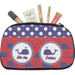 Whale Makeup / Cosmetic Bag - Medium (Personalized)