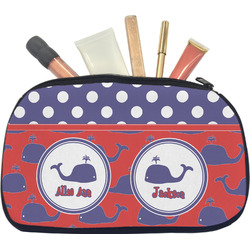 Whale Makeup / Cosmetic Bag - Medium (Personalized)