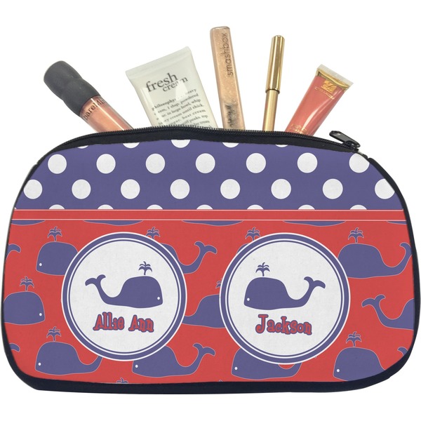 Custom Whale Makeup / Cosmetic Bag - Medium (Personalized)
