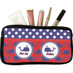 Whale Makeup / Cosmetic Bag - Small (Personalized)
