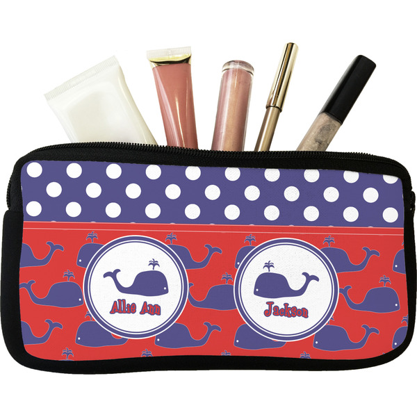 Custom Whale Makeup / Cosmetic Bag (Personalized)