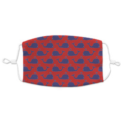 Whale Adult Cloth Face Mask - XLarge