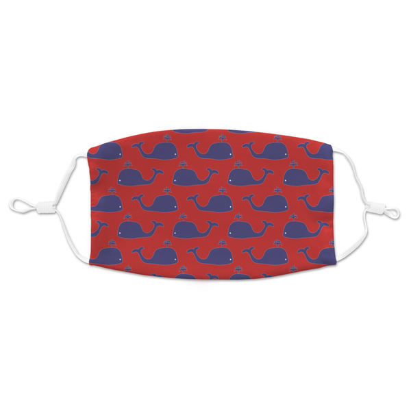 Custom Whale Adult Cloth Face Mask - Standard