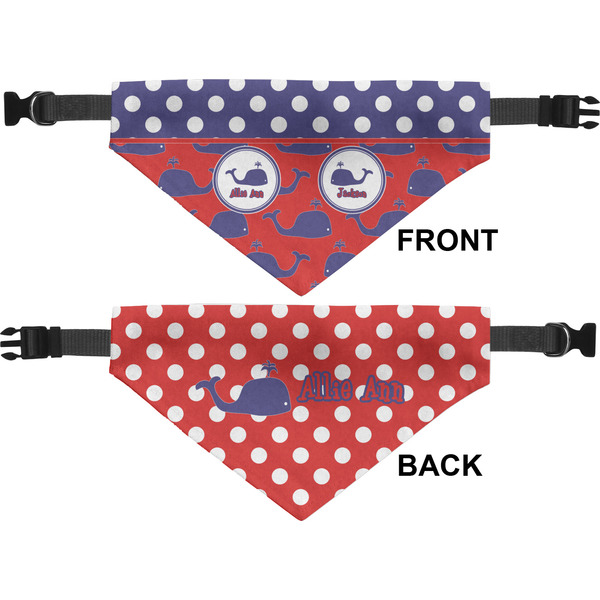 Whale Medium Dog Bandana Approval