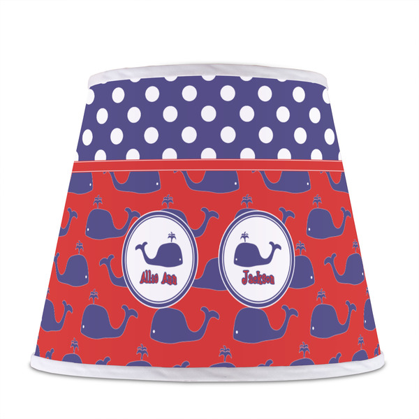Whale Poly Film Empire Lampshade - Front View