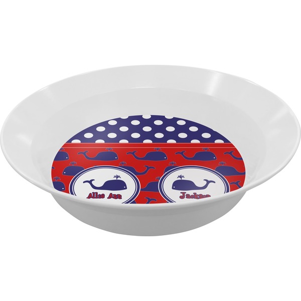 Custom Whale Melamine Bowl (Personalized)