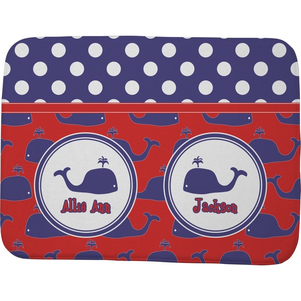 Custom Whale Memory Foam Bath Mat - 48"x36" (Personalized)