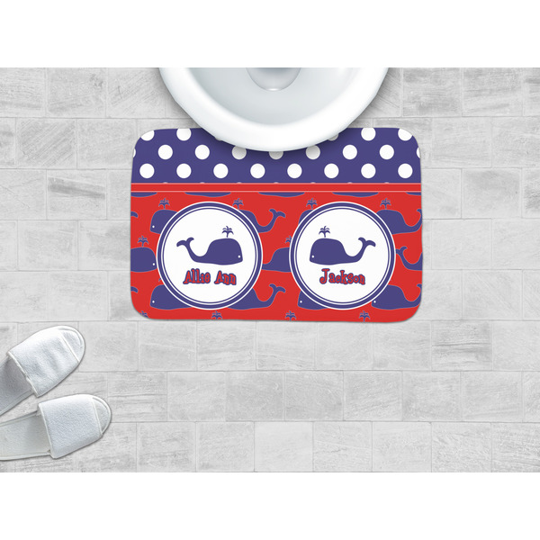 Whale Memory Foam Bath Mat - LIFESTYLE
