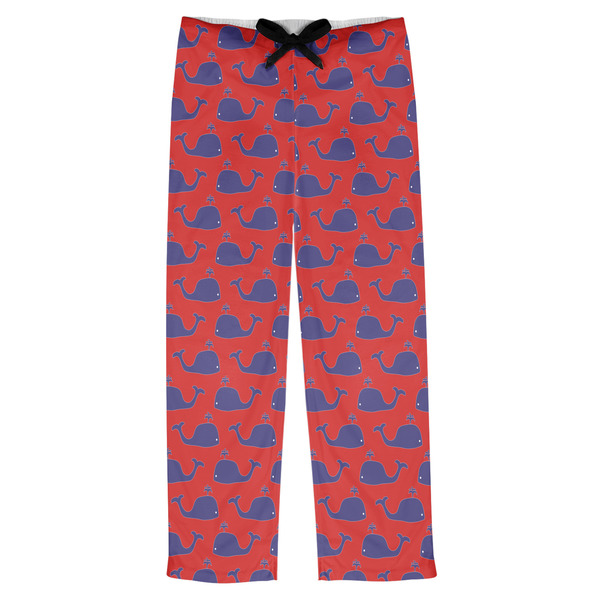 Custom Whale Mens Pajama Pants - XS