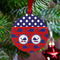 Whale Metal Ball Ornament - Lifestyle