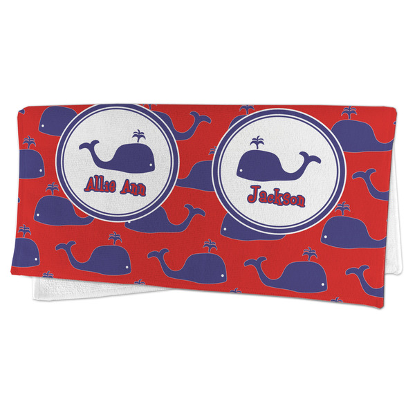 Whale Microfiber Dish Rag - FOLDED (half)