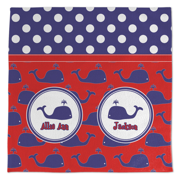 Custom Whale Microfiber Dish Towel (Personalized)