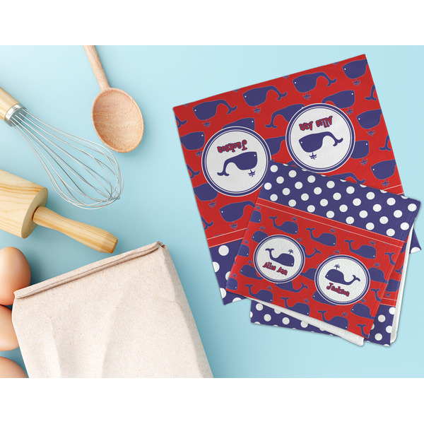 Whale Microfiber Dish Rag - LIFESTYLE