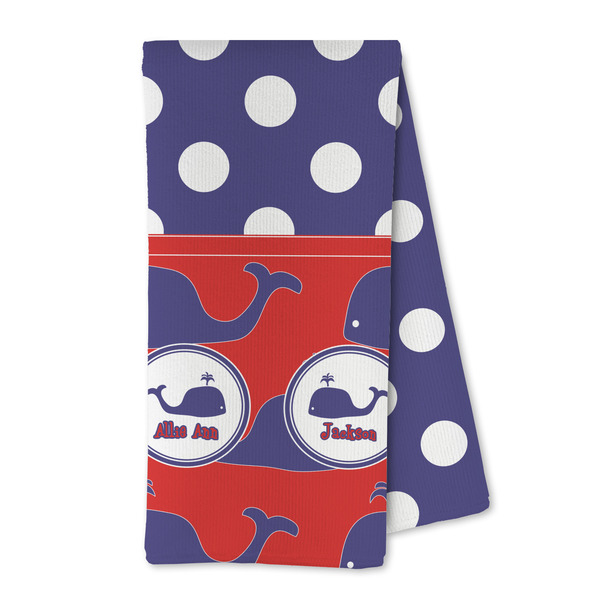 Custom Whale Kitchen Towel - Microfiber (Personalized)