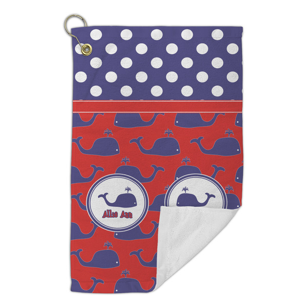 Whale Microfiber Golf Towels Small - FRONT FOLDED