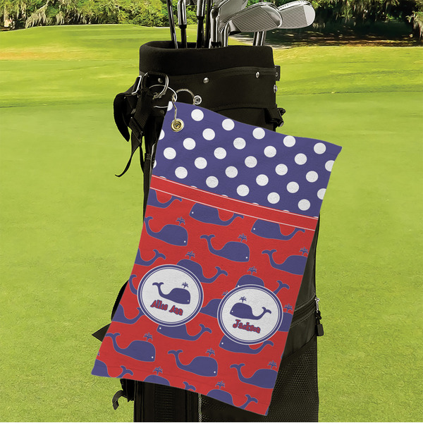 Whale Microfiber Golf Towels - Small - LIFESTYLE