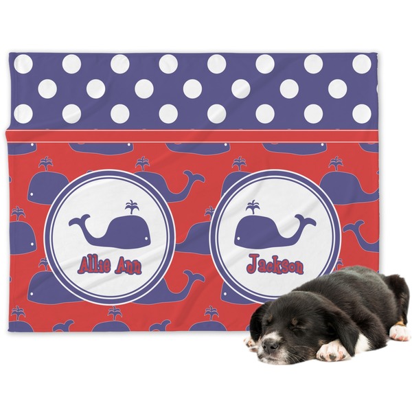 Custom Whale Dog Blanket (Personalized)