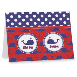 Whale Note cards (Personalized)
