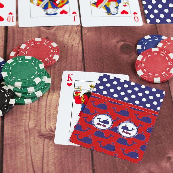Whale On Table with Poker Chips