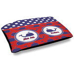 Whale Dog Bed w/ Name or Text