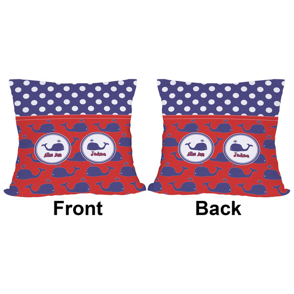 Whale Outdoor Pillow - 16x16