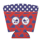 Whale Party Cup Sleeve - with Bottom (Personalized)
